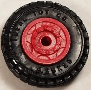 Ideal Wrecking Truck Tire And Hub.  2-1/2" Diameter 1