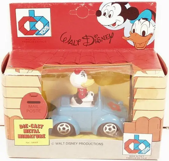 Italy Polistil Disney Daisy In Diecast Car 1
