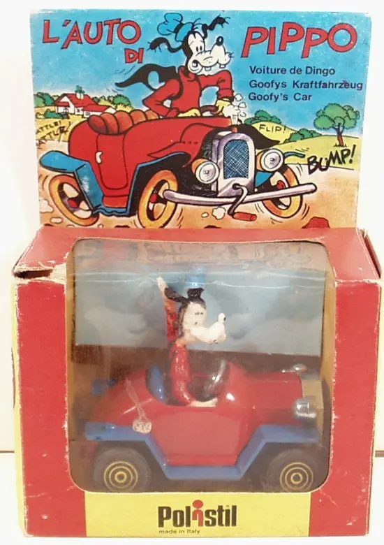 Italy Polistil Disney Goofy In Diecast Car 1