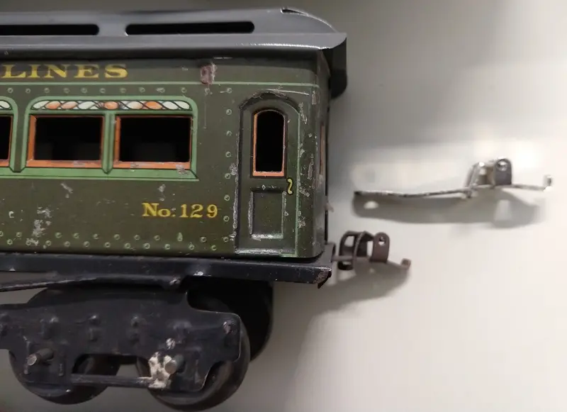 Ives Train Couplers : Ives O Gauge. 2-1/4" Set Of Four 1