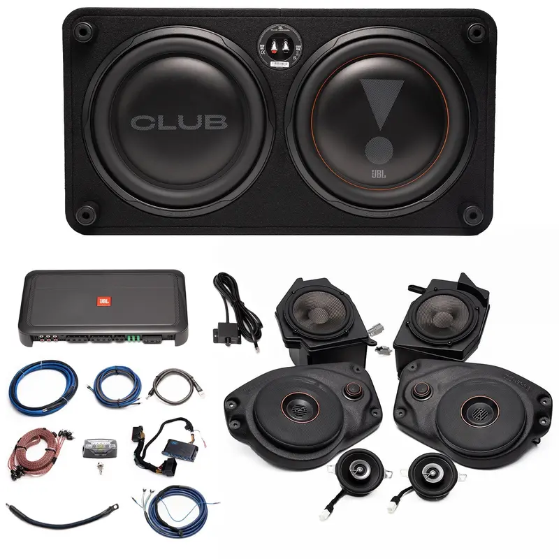Jbl Plug And Play Full Club Speaker, 5 Channel Amplifier, Subwoofer Bundle | '18- '23 Jl Wrangler/ '20- '23 Jt Gladiator 1