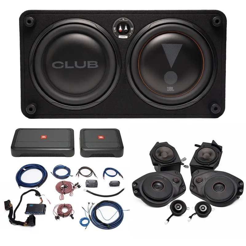 Jbl Plug And Play Full Club Speaker, Dual Amplifier, Subwoofer Bundle | '18-'23 Jlu Wrangler/ '20- '23 Jt Gladiator 1
