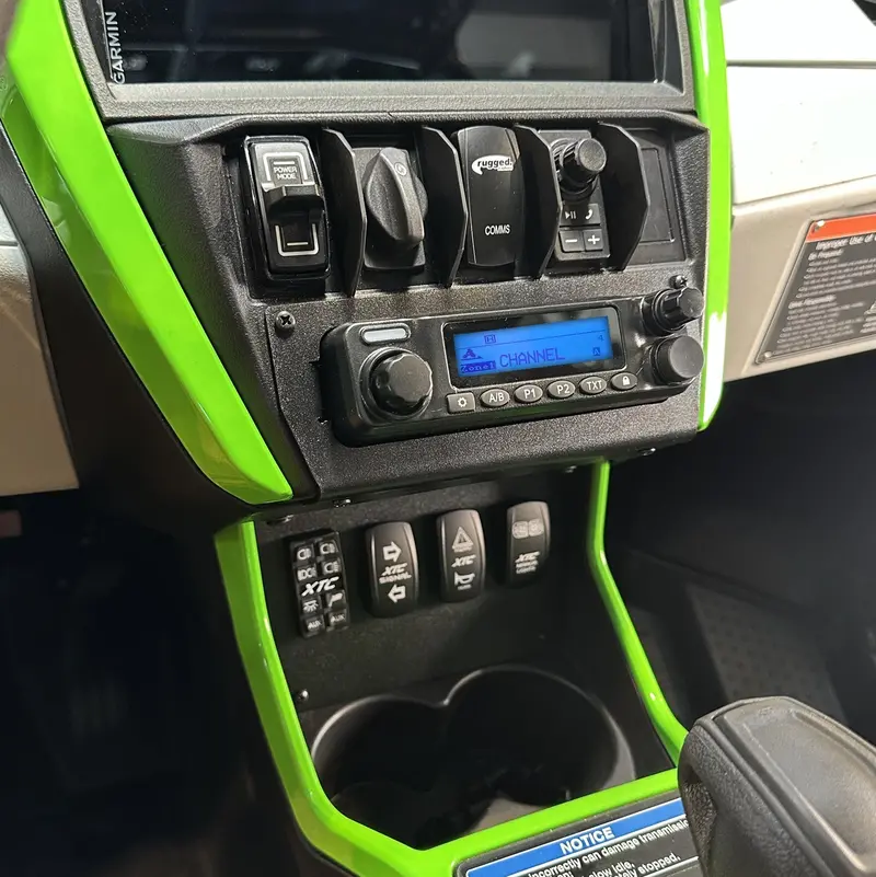 Kawasaki Teryx4 / Teryx5 H2 – Complete Communication Kit With Bluetooth Intercom And 2-Way Radio 1