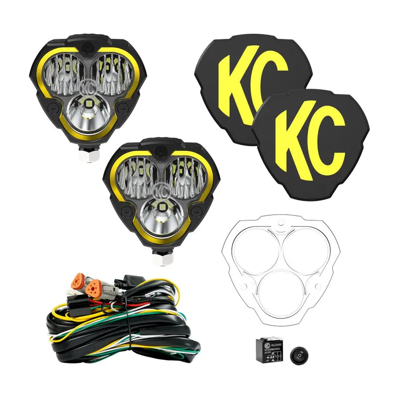 Kc Hilites Flex Era® 3 - 2-Light Master Led Light Pod Kit | 21'- Current Ford Bronco 1