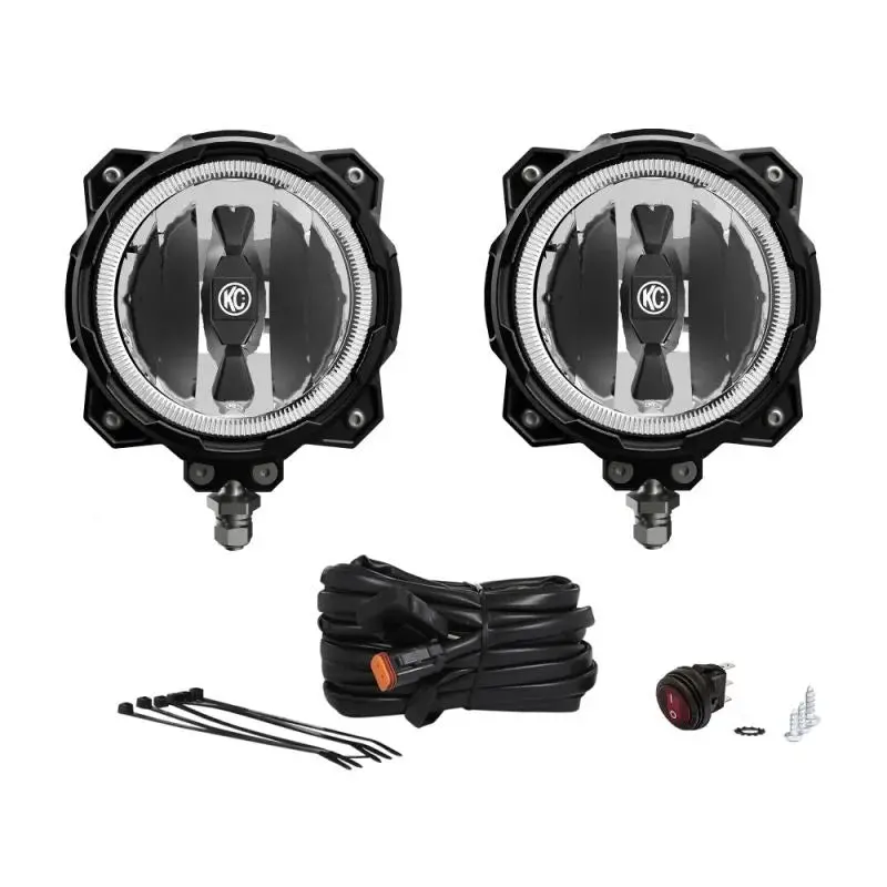 Kc Hilites Gravity® Pro6 Led Single Pair Pack System | '21- Current Ford Bronco 1