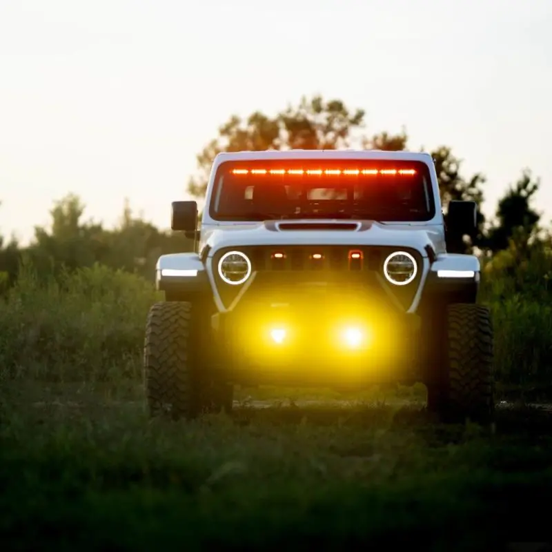 Kchilites Flex Era® 3 Dual Mode Sae Fog Lights | '07- '18 Jk Wrangler/ '18-'24 Jl Wrangler/ '20-'24 Jt Gladiator 1