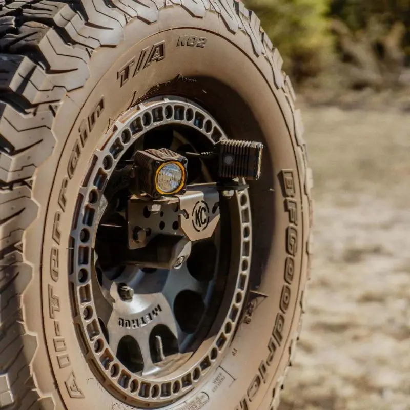 Kchilites Light Mount - Spare Tire Carrier M14x1.5 Lug Nuts I '22- Current Ford Bronco Raptor 1