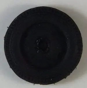 Keystone Wheel Rubber Toy Wheel 2" 1