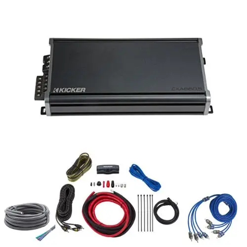 Kicker Complete Plug & Play 5-Channel Amp Kit Bundle | '18- '23 Jl Wrangler/ '20- '23 Jt Gladiator 1