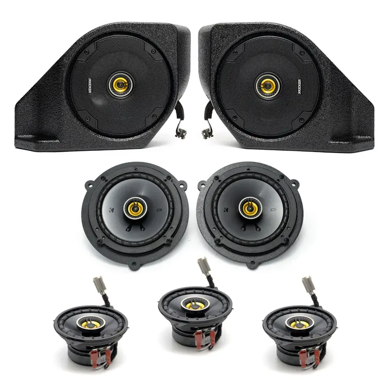 Kicker Cs Complete Plug & Play Speaker Bundle Upgrade | '21- Current Ford Bronco 1