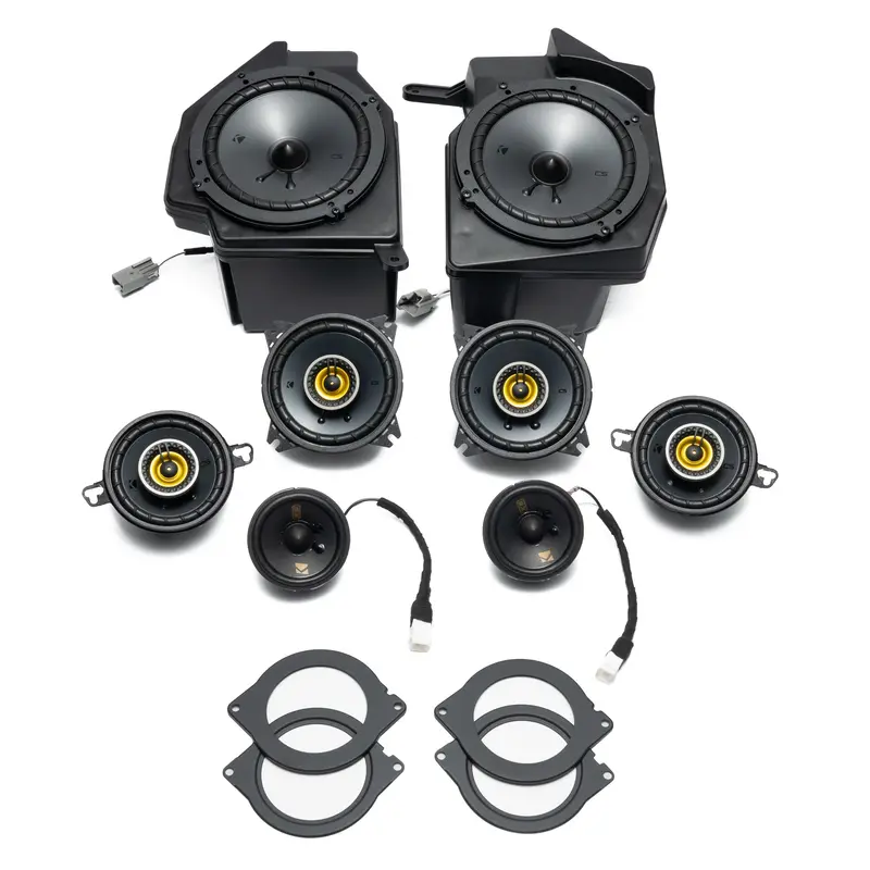 Kicker Cs Plug & Play Speaker Bundle Upgrade | '24 - Current Jl Wrangler/ '24 - Current Jt Gladiator 1