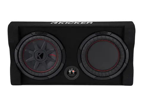 Kicker Down-Firing 10"  Comprt 2-Ohm Enclosure Upgrade 1