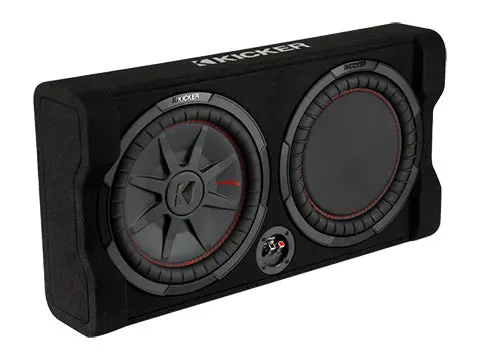 Kicker Down-Firing 12"  Comprt 2-Ohm Enclosure Upgrade 1