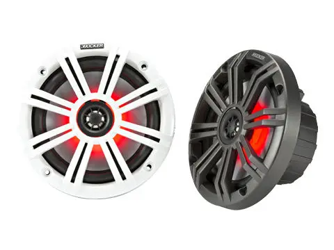 Kicker Km654l 6.5" Coax Marine Led Speaker 1