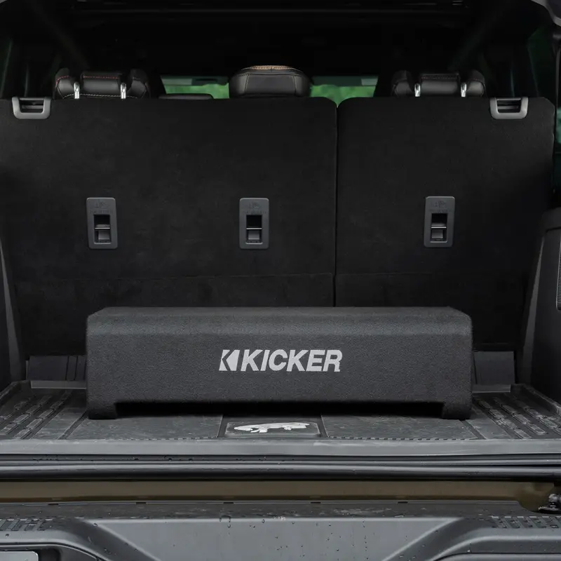 Kicker Plug And Play Powered Down-Firing 12" Enclosure Upgrade | '21- Current Ford Bronco 2