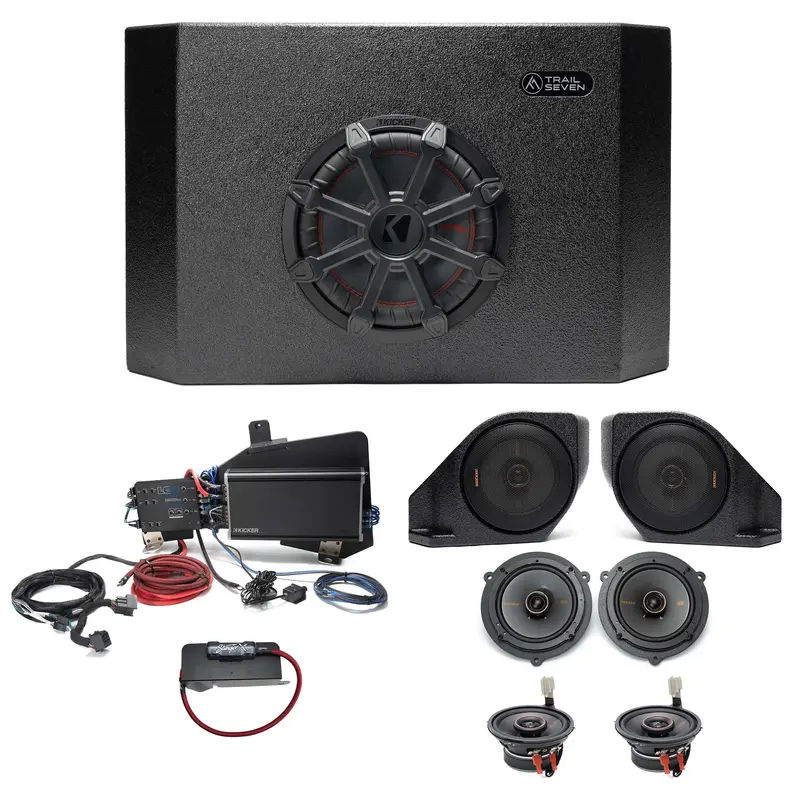 Kicker Plug & Play Full System Bundle Upgrade 2 & 4-Door (Non-B&O System) | '21- Current Ford Bronco 1