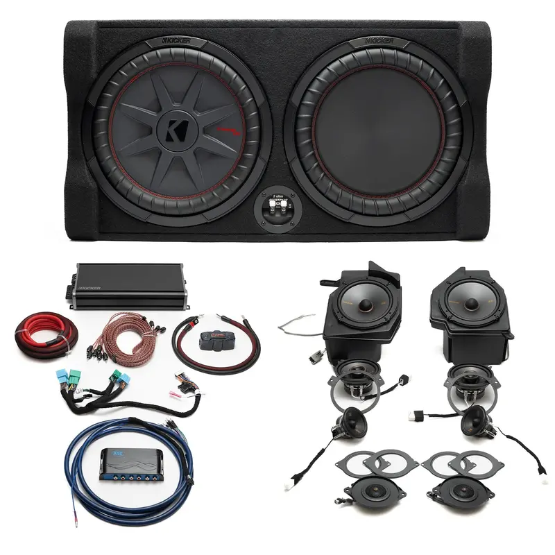 Kicker Plug & Play Full System Bundle Upgrade | '24 - Current Jl Wrangler/ '24 - Current Jt Gladiator 1