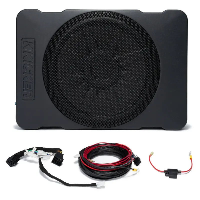 Kicker Plug & Play Hideaway Powered 10" Subwoofer Bundle (Non B&O System) | '21- Current Ford Bronco 1