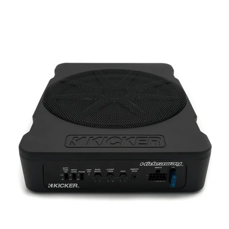 Kicker Plug & Play Hideaway Powered 10" Subwoofer Bundle Upgrade | '07 - '18 Jk Wrangler 1