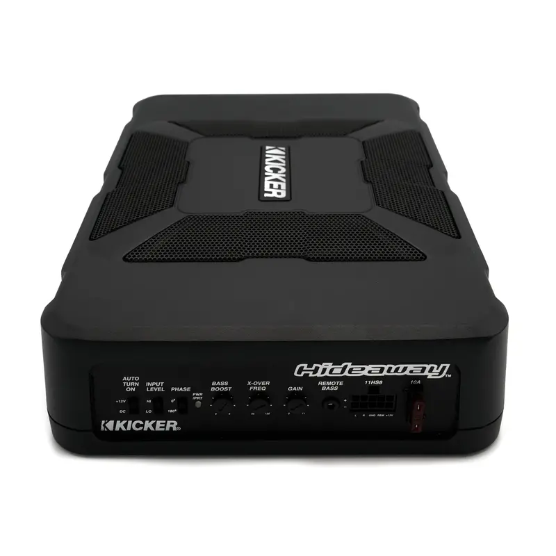 Kicker Plug & Play Hideaway Powered 8" Subwoofer Bundle Upgrade | '07 - '18 Jk Wrangler 1