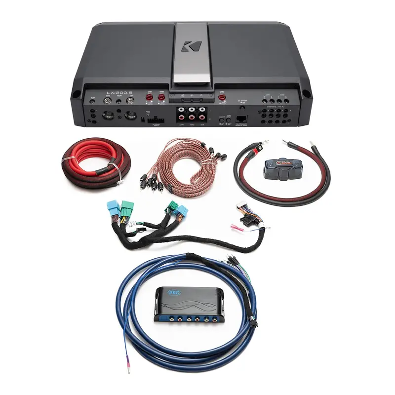 Kicker Plug & Play Lx Amp Kit Bundle Upgrade | '18- Current Jl Wrangler/ '20- Current Jt Gladiator 1