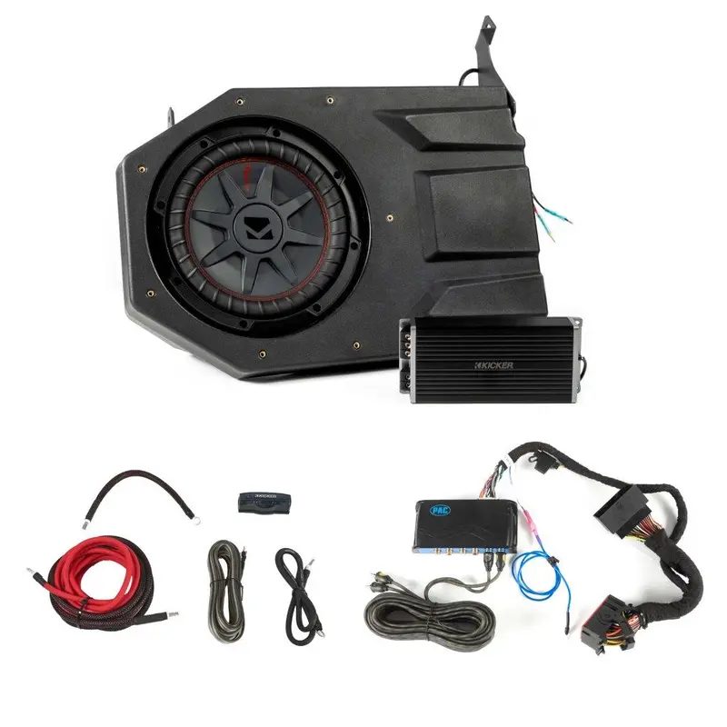 Kicker Plug & Play Sub & Mono Amp Bundle | '18-'23 Jl Wrangler 1
