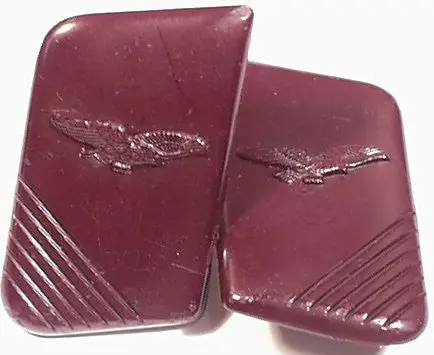 Kilgore Toy Gun Grips Maroon Or Brown Capt. Cast Iron 1