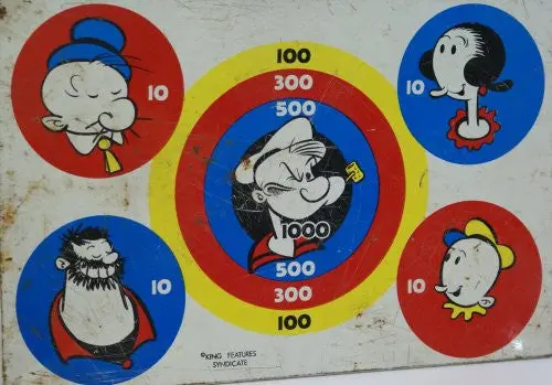 King Features Popeye Tin Litho. Target 1