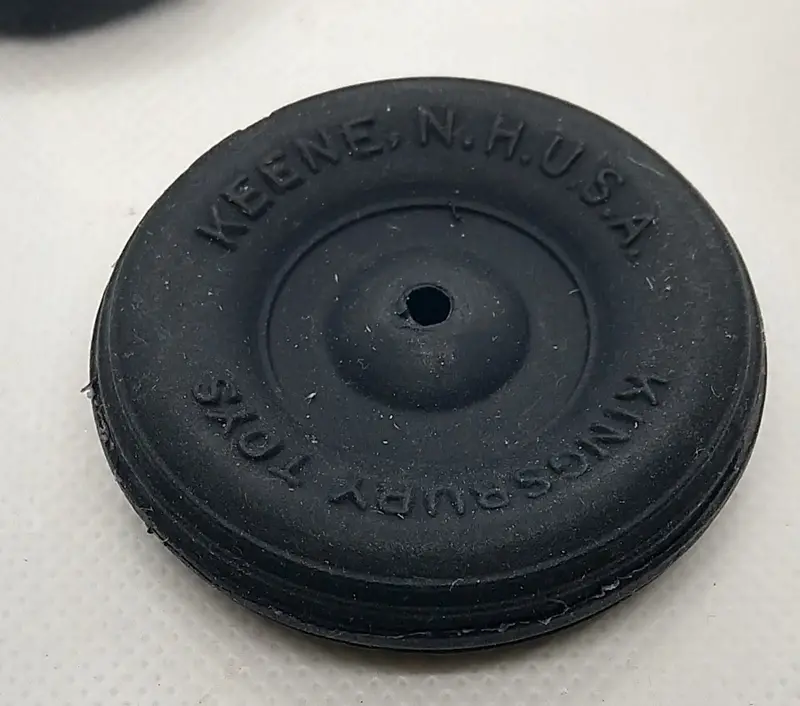 Kingsbury 2" Vintage Toy Wheel.  Keene  1/8" Axle. 1