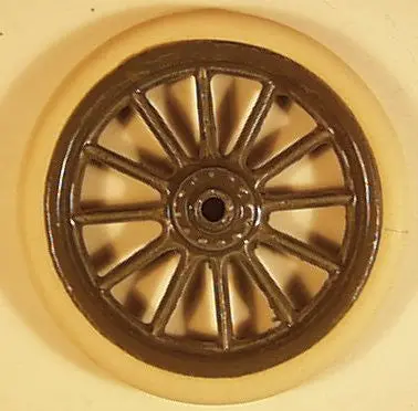Large Cast  Wheel Diameter Of Rim Is 2-5/8" 1