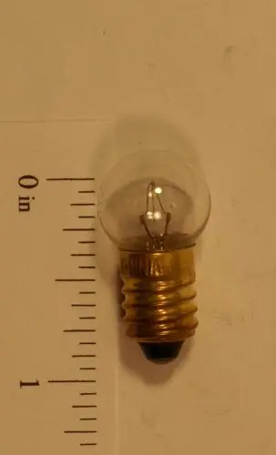 Large Round Clear Toy Bulb Screw Type 16Vcrew Type 16V 1