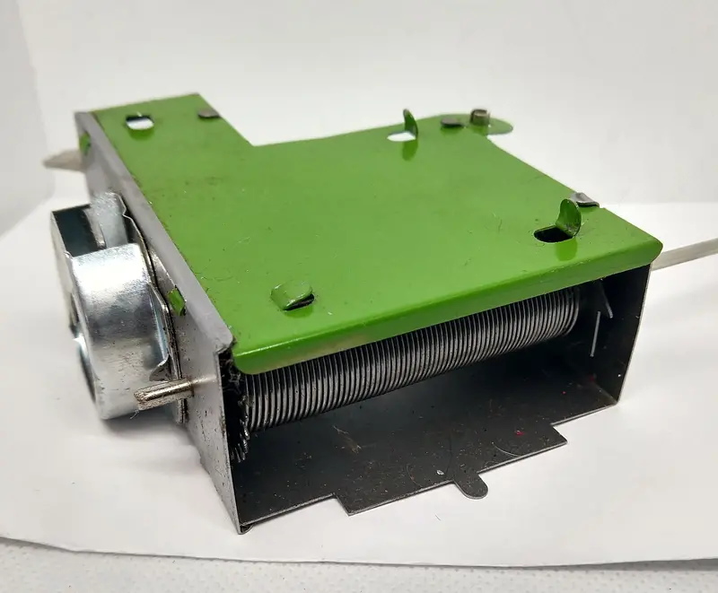 Large Windup Motor With Bell And Magnetic Coil. 4.5 X 3" 1
