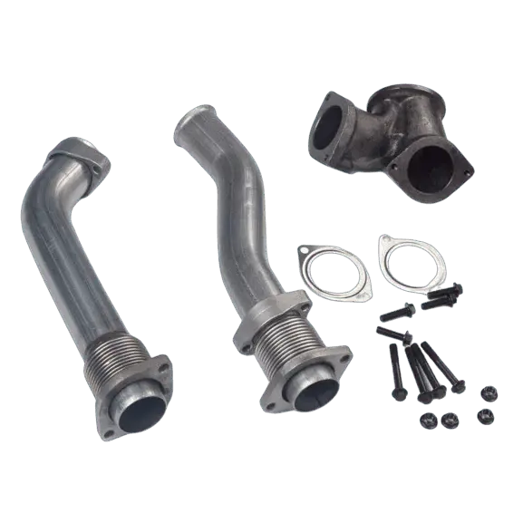 Late 1999-2003 Powerstroke 7.3L Kc Turbos Upgraded Bellowed Up-Pipe Kit (300323) 1