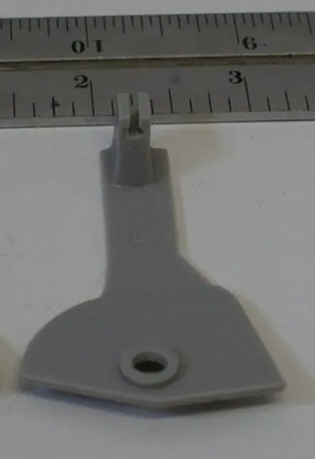 Left Wheel Pan : Cox P-51 1