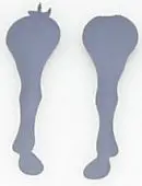 Lehmann Balking Mule Set Of Front Legs. 1