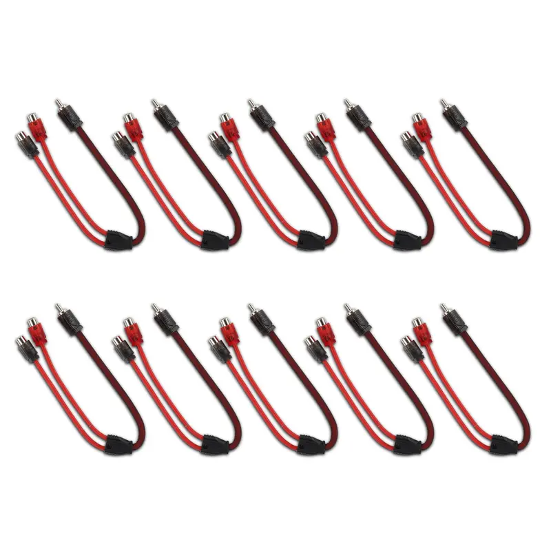 Level 2 Rca 100% Ofc Y Connector – 1 Male / 2 Female (10-Pack) 1