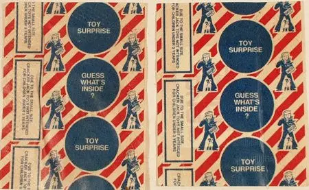 Lot Of 2 Cracker Jack Toy Surprises Mint In Wrapper 1