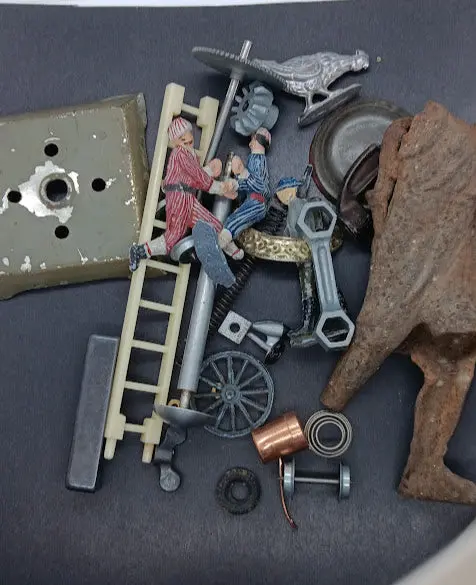 Lot Of Original Toy And Train Parts And Pieces. 1