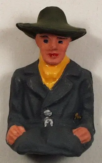 Man W/Hat Arnold Gama Etal Seated Driver 4Cm 1