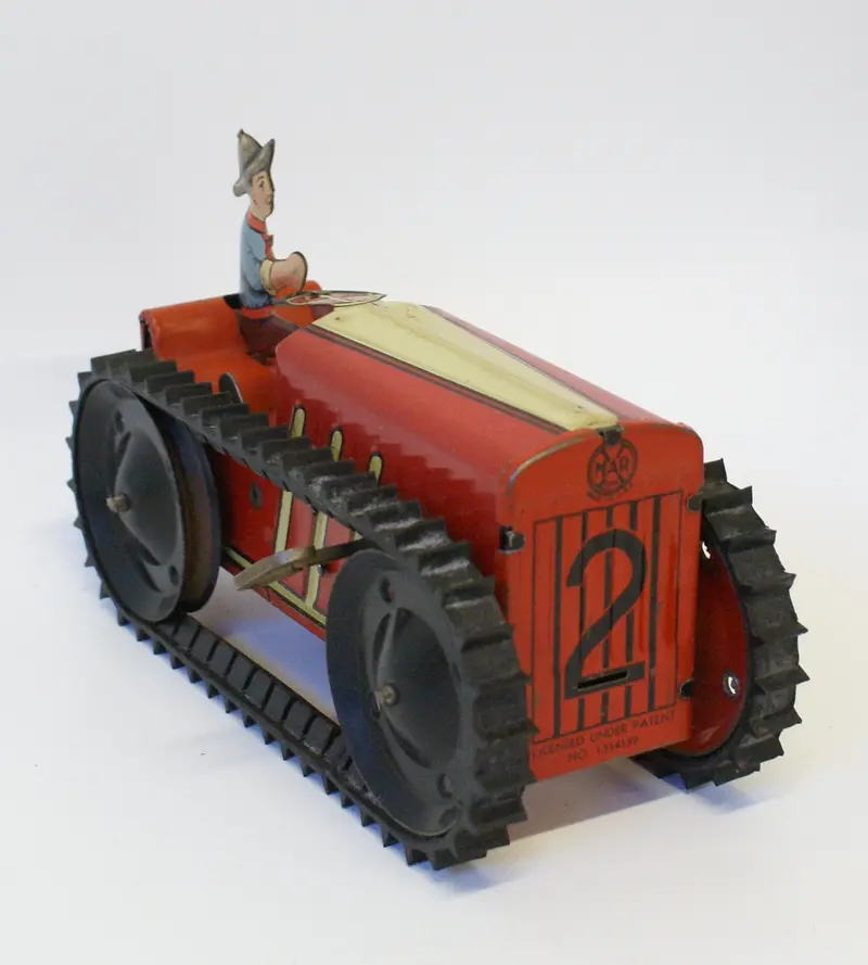 Marx #2 Climbing Tractor Power Snap Caterpillar Tracks 1/2" V X 19" (Pair) 2