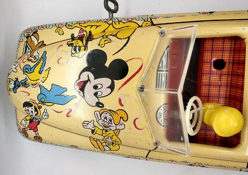 Marx Disney Parade Car Replacement Windshield 3" X 1-1/4" 1