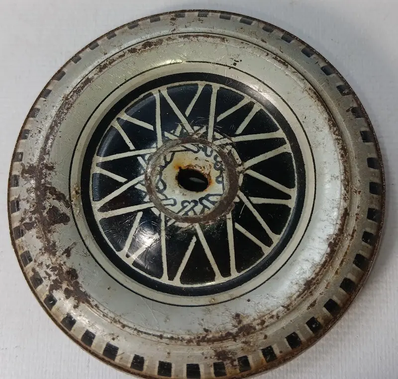 Marx Racer Wire Wheel Tin Lithographed 2-5/8" 1