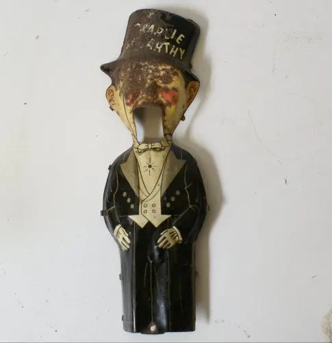 Marx Tin Charlie Mccarthy Walker Face Side. 1