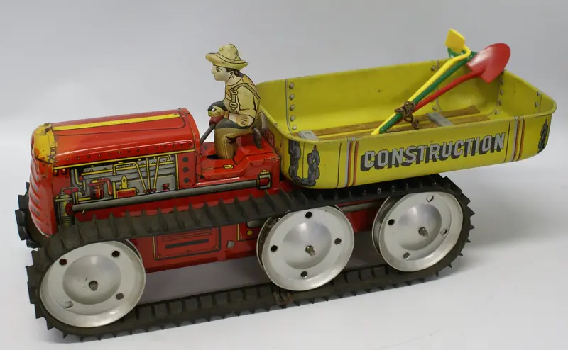 Marx Tracks For Construction & Hauling Deluxe Tractor Rubber Track 1