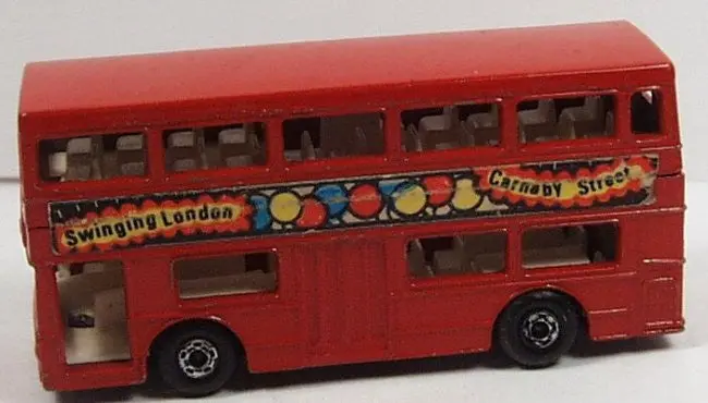 Matchbox Superfast #17F  Carnaby Street The Londoner London Bus 1