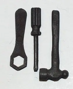 Miniature Toy Tool Set 2" Size Aged. 1