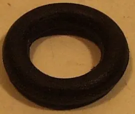 Minic Tires 12/16Th  20Mm Black Rubber Tires.  Rolls Royce, Police Car Etc. 1