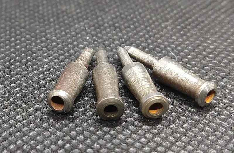 Model Boat Replacement Cannon 7/16" W/Pin 3/4" Set Of 4 1
