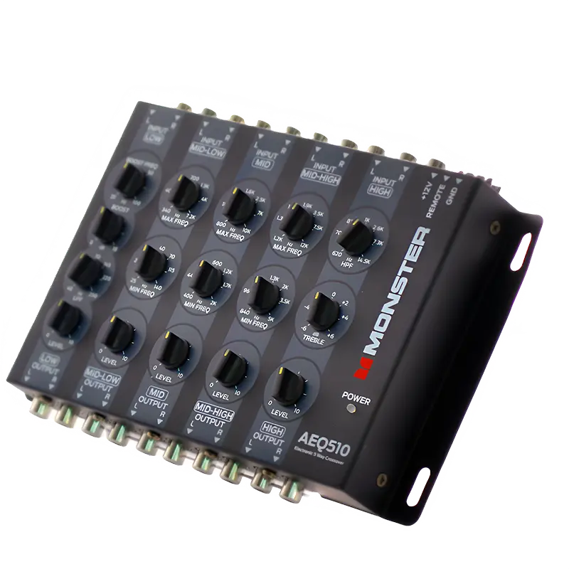 Monster Aeq510 5-Way Electronic Crossover + Line Driver 1