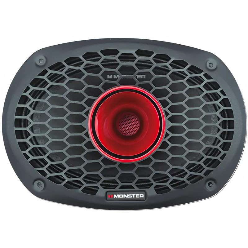 Monster Smd6903 6"X9" 700W Rms Midrange Speaker W/ Horn 8-Ohm (Single) 1